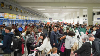 Fullstendig kaos: – Fanget på flyet
