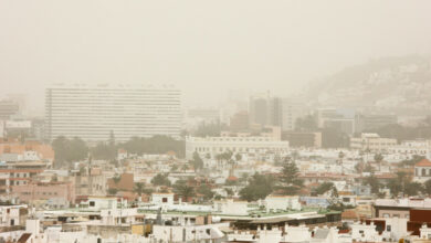 Las Palmas: – Blodregn skaper kaos: