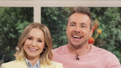 Kristen Bell og Dax Shepard kastet ut av flyplass
