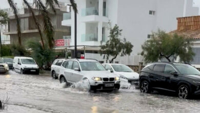 Mallorca herjet av storm