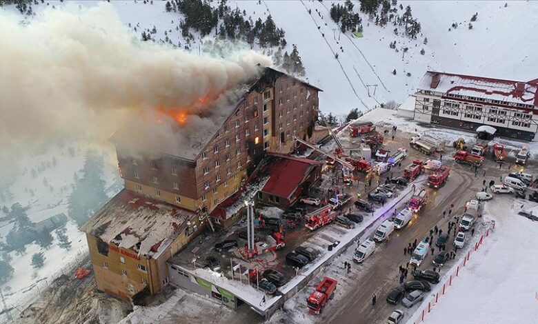 79 omkommet i hotellbrann i Kartalkaya