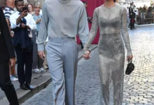 Erling Braut Haaland og Isabel Haugseng Johansen deltok på et motesho med Dolce & Gabbana i forrige uke.