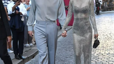 Erling Braut Haaland og Isabel Haugseng Johansen deltok på et motesho med Dolce & Gabbana i forrige uke.