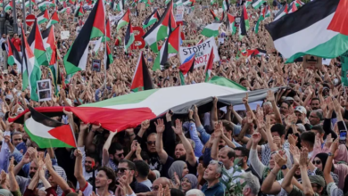 Tusenvis demonstrerte i Frankfurt mot folkemordet i Gaza