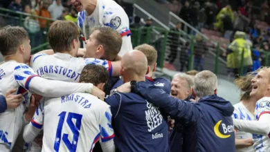 Alfie Haaland var på plass i Milano