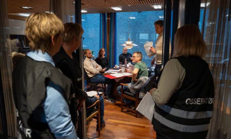 Her øver kommunen på cyberangrep: – Det er heile tida ein trussel Her øver kommunen på cyberangrep: – Det er heile tida ein trussel