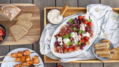 Sommer­tapas – delemat med speke­skinke
