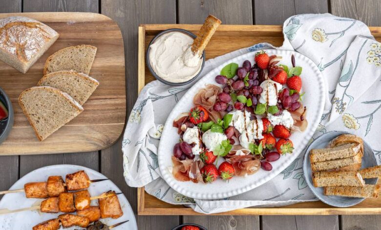 Sommer­tapas – delemat med speke­skinke