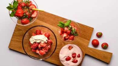 Søte sommer­desserter med jordbær