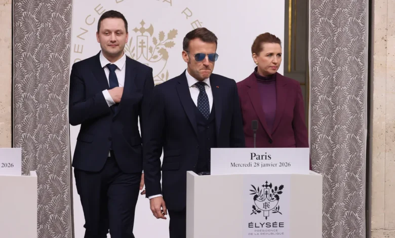 Macron: Grønland-konflikten er en vekker for Europa