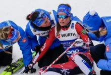 Heidi Weng klar for ankeretappen i OL-stafetten