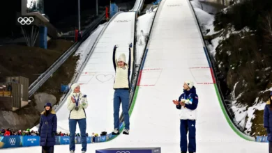 Statsminister Støre i pinlig OL-tabbe under gratulasjon