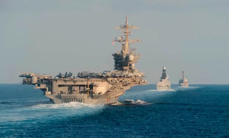 Iran sier de avfyrte missiler mot USAs marine etter tankskipangrep amid eksplosjoner i Hormuz