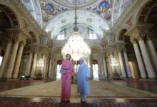 Tyrkias førstedame Emine Erdogan tok imot Belgias dronning Mathilde i Istanbul