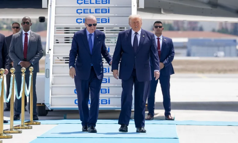 Erdoğan tok imot Trump i Ankara da NATO-toppmøtet startet Erdoğan tok imot Trump i Ankara da NATO-toppmøtet startet
