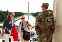 Trump: Vandaler har skadet den ikoniske Reflecting Pool i Washington