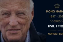 Hedret kong Harald: Rørende bilder