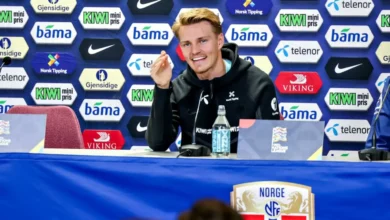 Arsenal-kaptein Martin Ødegaard er usikker på hva skjer med roingen når Danmark kommer til Ullevaal.