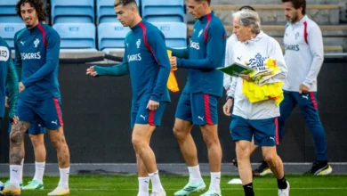 Erling Braut Haaland og Cristiano Ronaldo møtes på Ullevaal stadion søndag kveld. Det er blir en stjerneduell i Nations League.