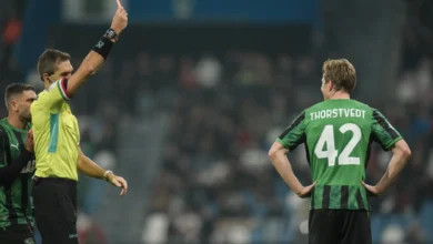 Scoring og rødt kort